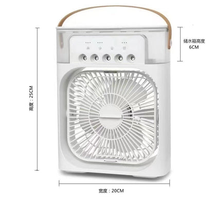 Portable 3-in-1 Air Cooler Fan – Mini AC for Room, Office & Car | Fast Cooling + Humidifier | Ships from USA 🇺🇸 | TikTok & Amazon Hot Seller!