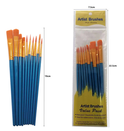 Portable Solid Watercolor Paint Set - 50/72/90/100 Colors